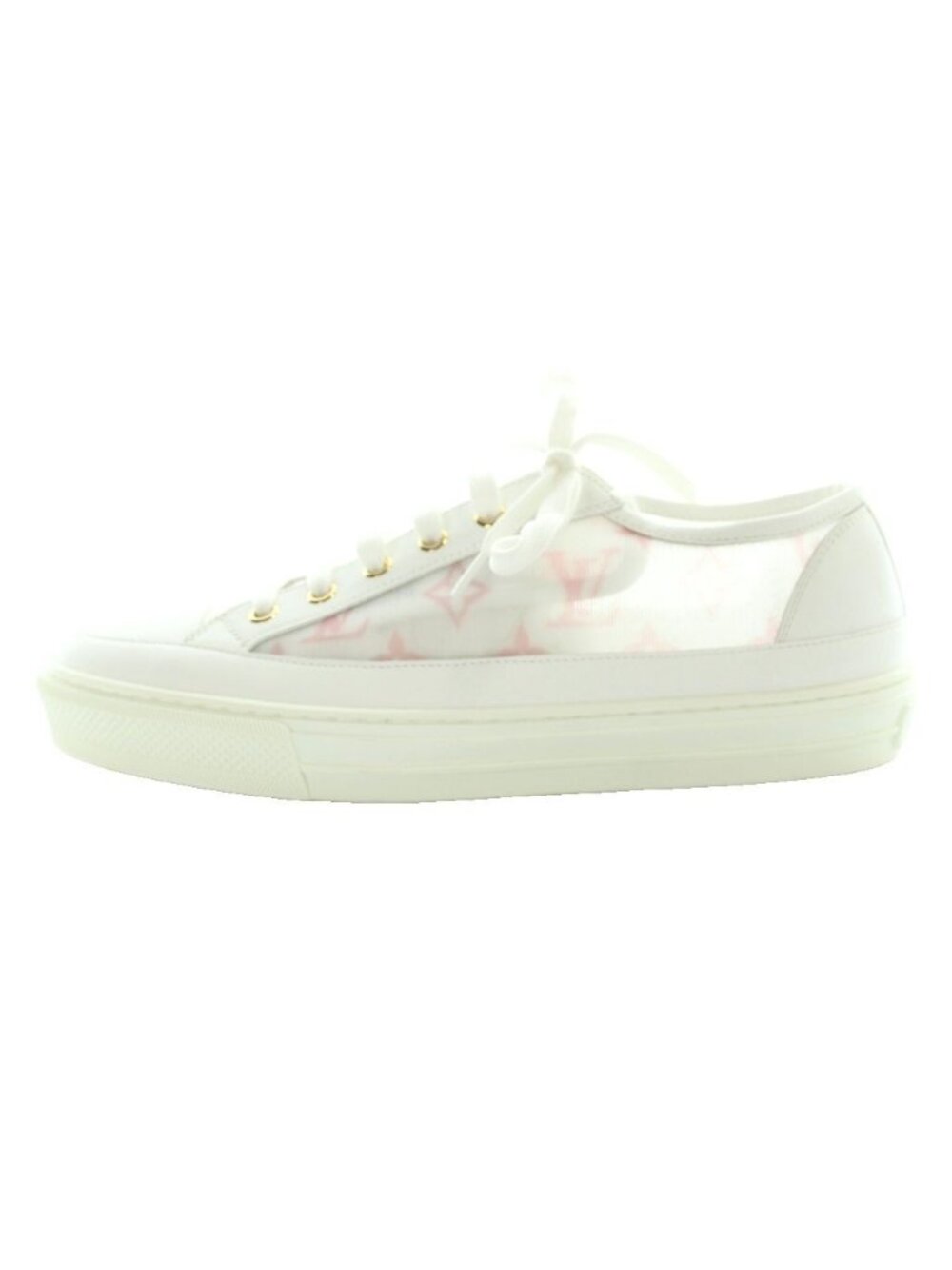 Louis Vuitton Sneakers Low Cut Monogram White